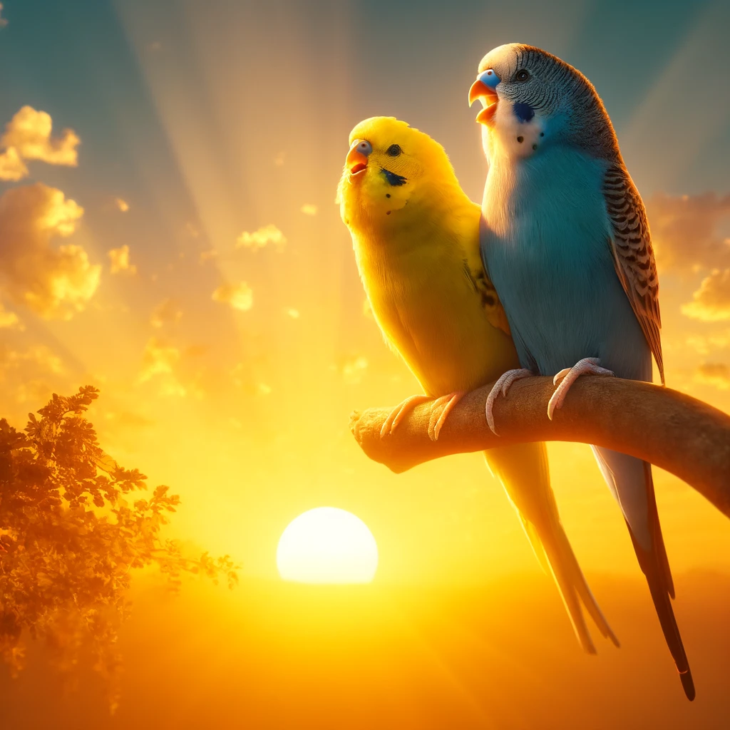 muhabbet kusum cok otuyor