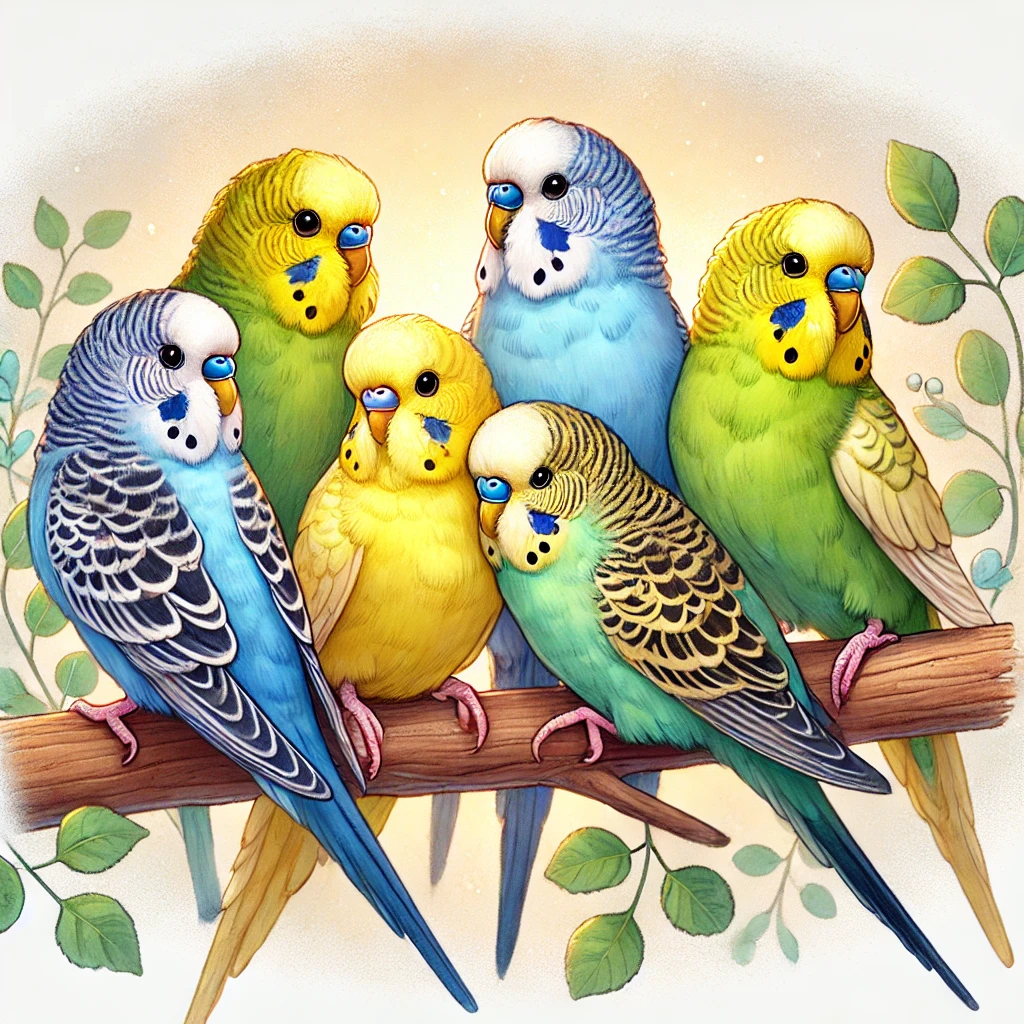 Muhabbet Kuşu Renk Varyasyonları: Neden Farklı Renkler Var?