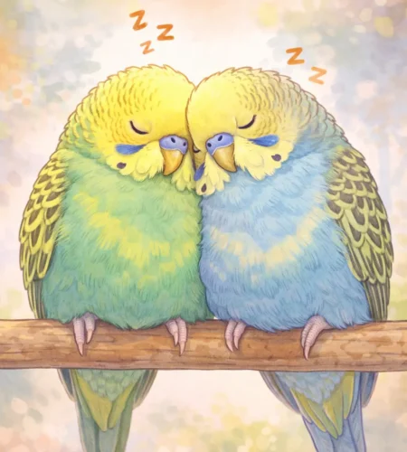 Muhabbet Kuşu Neden Sürekli Uyur? (Normal mi, Hastalık mı?)